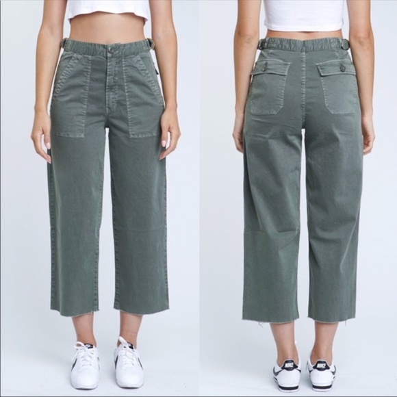 pistola Pants - NWT Pistola Easley Cropped Military Pant size 26